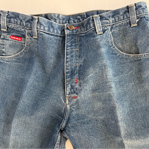 Vintage Ecko Unltd The Carpenter Jeans Baggy Y2K Hip Hop Skater Mens Size 38 - Picture 2 of 13